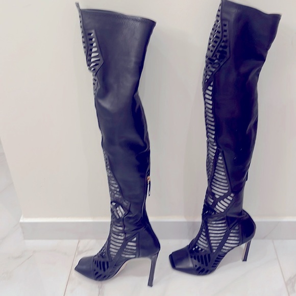 Daniele Michelin Cutout Knee Hi Boot - Picture 3 of 7